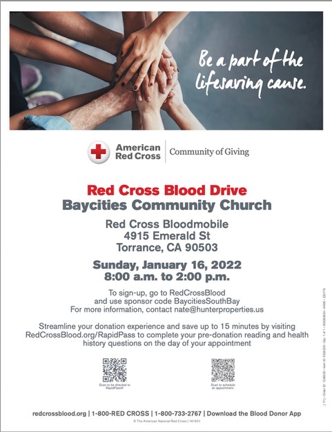 Blood Drive @ Baycities Church - SouthBay